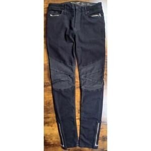 Robin's Jean Men's Slim Fit Metallic Cross‎ Jeans Zippers Size 30X32
